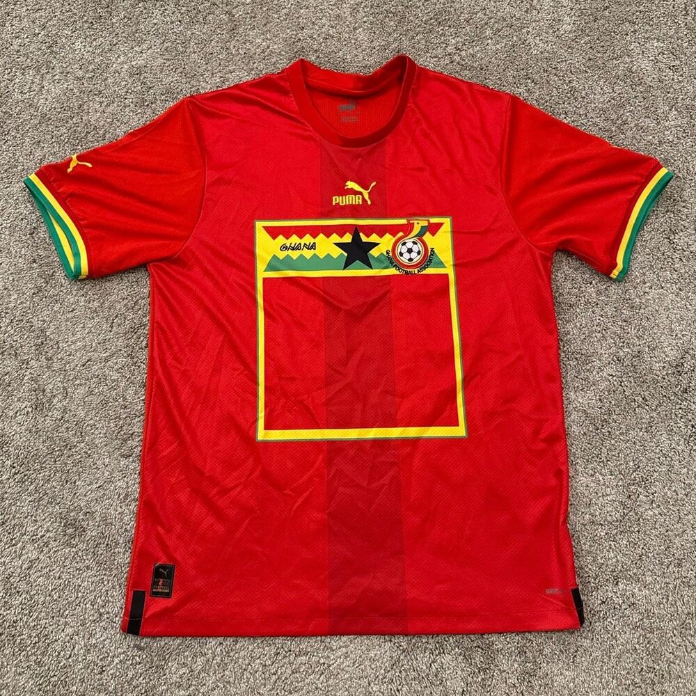 Puma Ghana Black Stars 2022 Soccer Jersey size XL